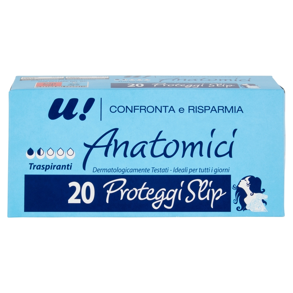 20 Proteggi Slip Anatomici U! Confronta e Risparmia